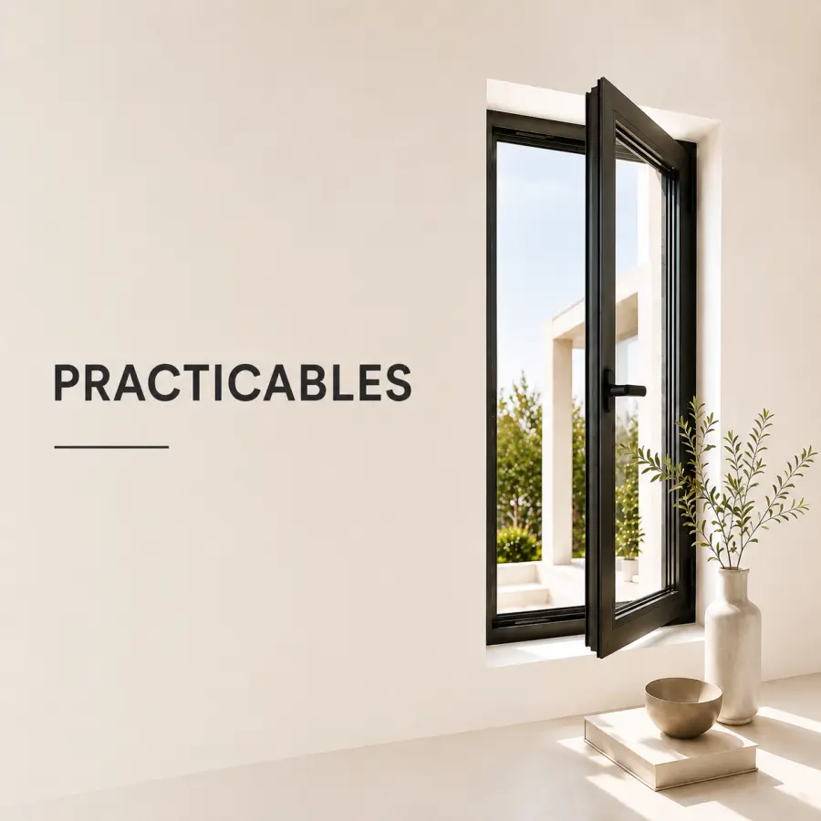 Ventana practicable de aluminio GALCA