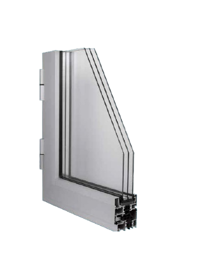 Perfil de aluminio de Serie E-65