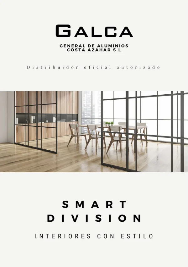 Portada del catálogo Smart Division GALCA